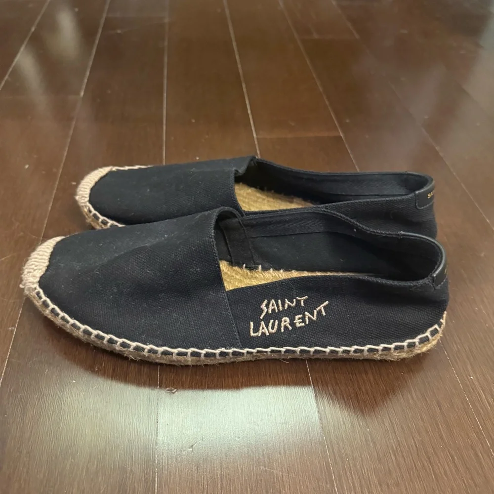 Saint Laurent Black Espadrilles - Picture 3 of 4